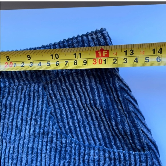 Small Blue Corduroy Skirt - Picture 6 of 7